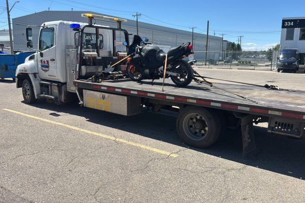 Motorcycle Breakdown in Southwest Calgary